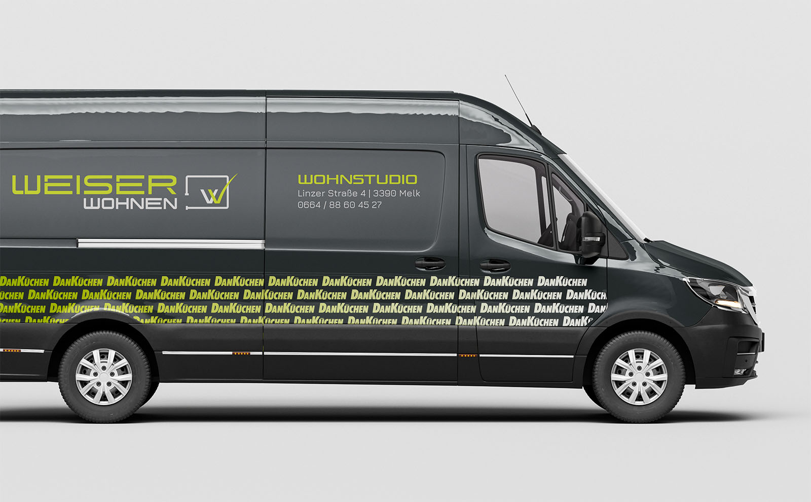 Weiser Wohnen Autobeklebung