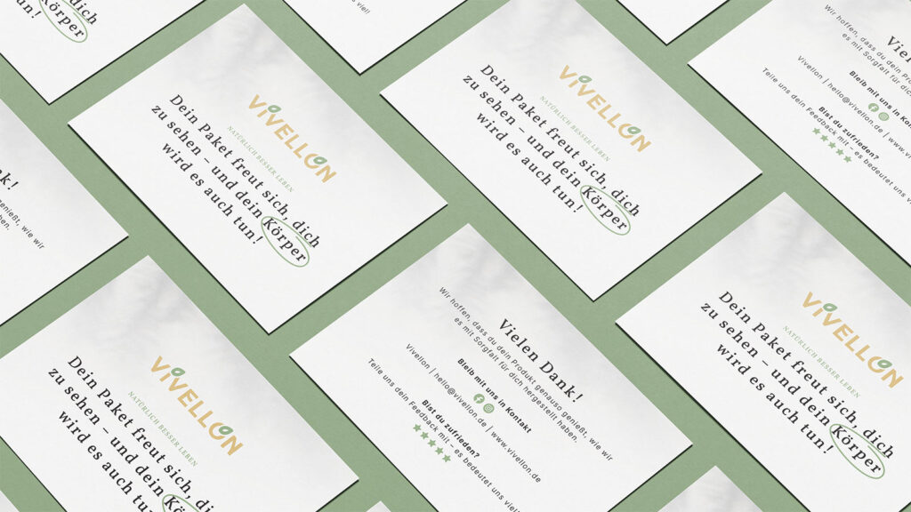 Vivellon Dankeskarten